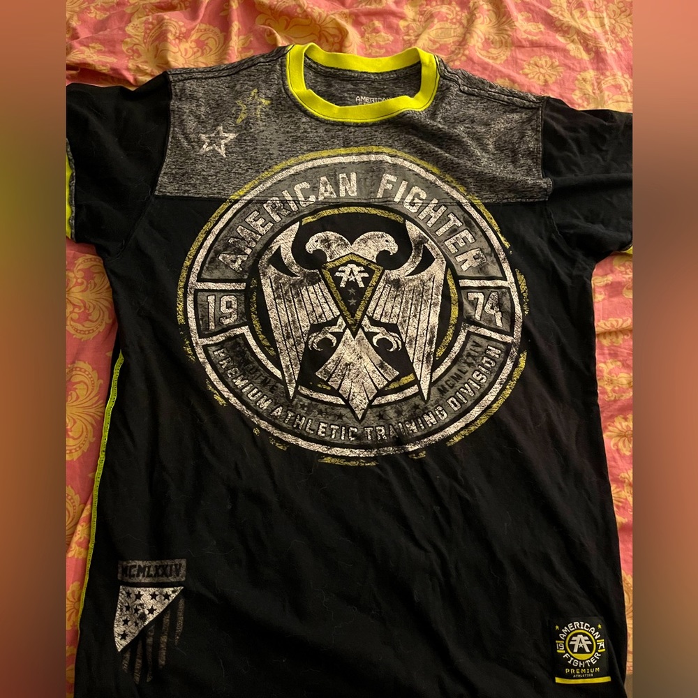 American Fighter graphic tee